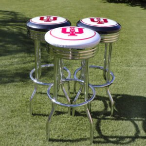 Chrome Bar Table Stools – (Set of 2)